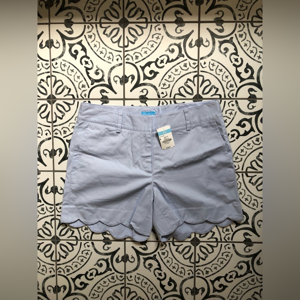 J. McLaughlin Light Blue Petal Short Size 4